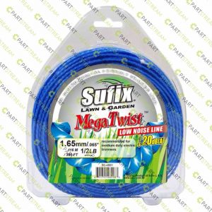 lawn mower SUFIX MEGATWIST NYLON 1/2LB CLAMSHELL .065 (1.6MM) » Trimmer Line