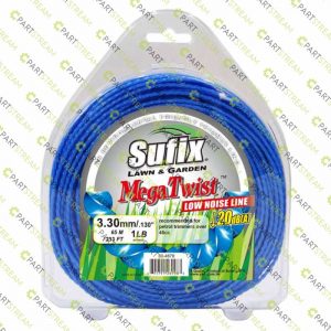 lawn mower SUFIX MEGATWIST NYLON 1LB CLAMSHELL .130 (3.3MM) » Trimmer Line