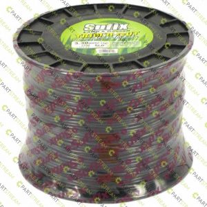 lawn mower SUFIX ROUND NYLON 5LB SPOOL .130 (3.3MM) BLACK » Trimmer Line