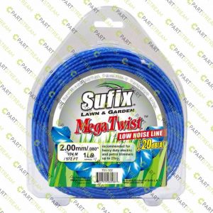 lawn mower SUFIX MEGATWIST NYLON 1LB CLAMSHELL .080 (2.0MM) » Trimmer Line