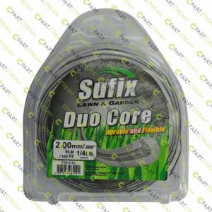 lawn mower SUFIX DUO ROUND NYLON 1/4LB CLAMSHELL .080 (2.0MM) » Trimmer Line