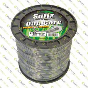 lawn mower SUFIX DUO ROUND NYLON 3LB SPOOL .095 (2.4MM) » Trimmer Line