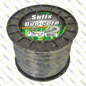 lawn mower SUFIX DUO ROUND NYLON 5LB SPOOL .105 (2.7MM) » Trimmer Line