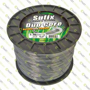 lawn mower SUFIX DUO ROUND NYLON 5LB SPOOL .130 (3.3MM) » Trimmer Line