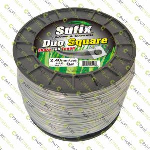 lawn mower SUFIX DUO SQUARE NYLON 5LB SPOOL .095 (2.4MM) » Trimmer Line