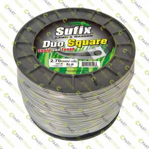 lawn mower SUFIX DUO SQUARE NYLON 5LB SPOOL .105 (2.7MM) » Trimmer Line