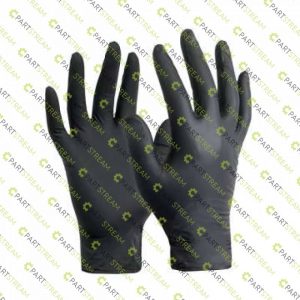 lawn mower DISPOSABLE HD BLACK NITRILE GLOVES » Safety Wear